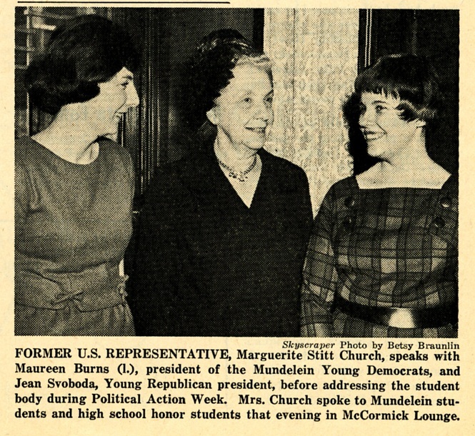 Former Congresswoman with Pres. of Young Democrats & Republicans, 1964-02-26.jpg