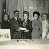 Copernicus Monument Donation Presenting $10,000 to Mitchell P. Kobelinski, 1973.jpg